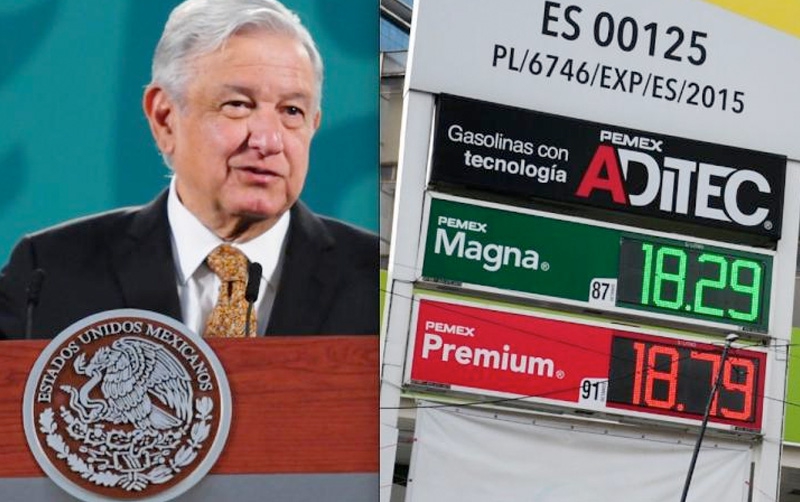 La gasolinera que robe será clausurada, advierte López Obrador